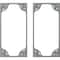 Ekena Millwork 24-in. W x 48-in. H Kepler Panel Moulding Kit Double Panel PMLKKP24X48B - alternate 1